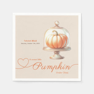 Servilleta De Papel Ducha de bebé Little Pumpkin – Elegancia de Otoño