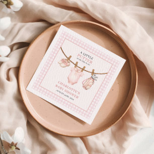 Servilleta De Papel Ducha de bebé Little Putter Pink Golf Clothesline