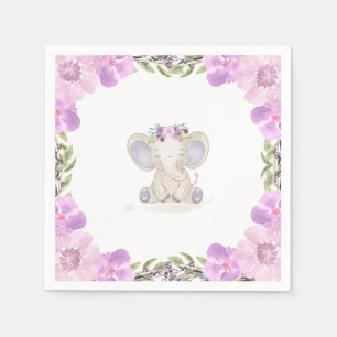 Servilleta De Papel Ducha de Bebé Niña Elefante