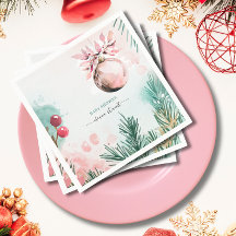 Ducha de Bebé Niña Invierno Navidad en Letra Scrip