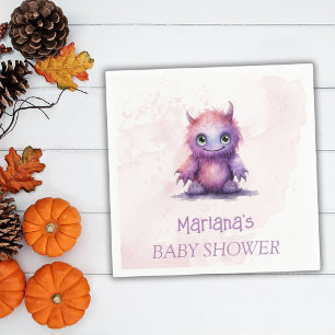 Servilleta De Papel Ducha de Bebé Niña Monstruito de Halloween
