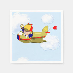 Servilleta De Papel Ducha de bebé niño avión