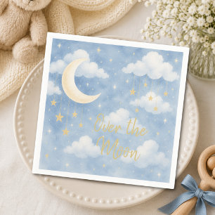 Servilleta De Papel Ducha de bebé Niño Azul