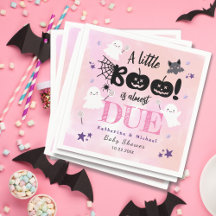 Ducha de bebé para Halloween Little Boo niña servi