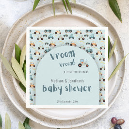 Servilleta De Papel Ducha de bebé pequeño tractor delante Papel Napja