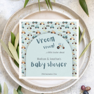 Servilleta De Papel Ducha de bebé pequeño tractor delante Papel Napja