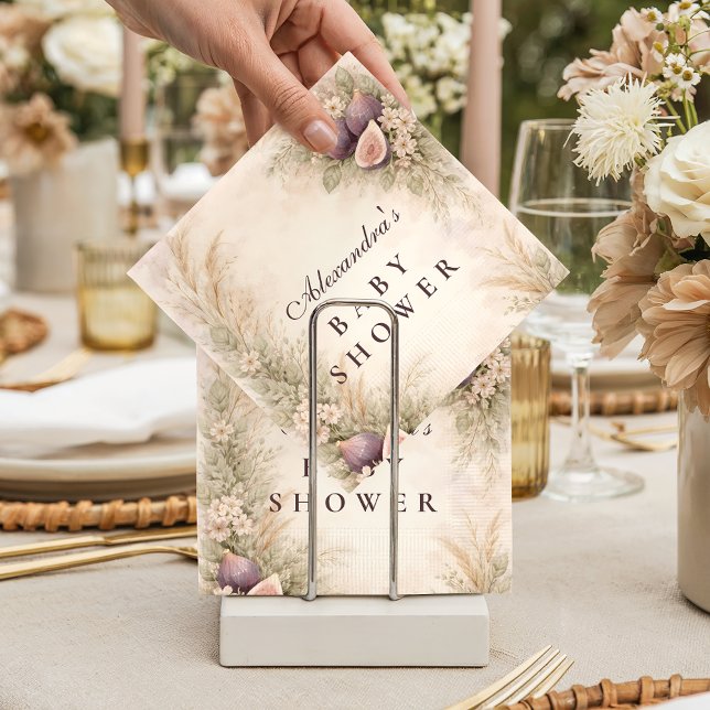 Servilleta De Papel Ducha de Bebé Romántica de Higuera (Subido por el creador)