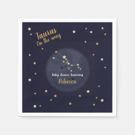 Servilleta De Papel Ducha de bebé Taurus zodiac