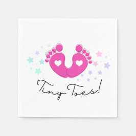 Servilleta De Papel Ducha de Bebé Tiny Toes