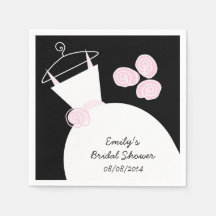 Ducha de boda de novia de color rosa