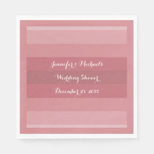 Servilleta De Papel Ducha de boda Rosa, papel Fiesta de aniversario