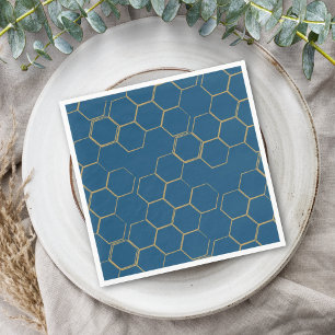 Servilleta De Papel Ducha de casamiento de línea honeycomb con dibujos