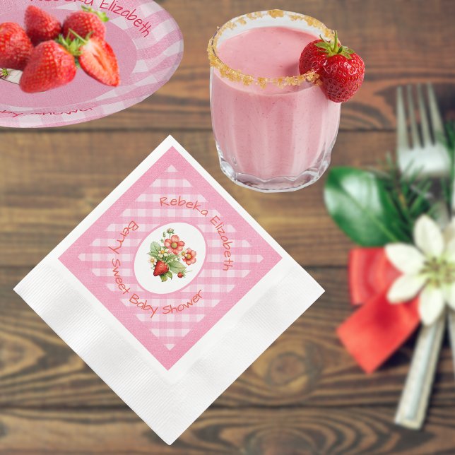 Servilleta De Papel Ducha de Cuadros Rosados Dulce como una Fruta (Subido por el creador)