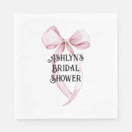 Servilleta De Papel Ducha de Novia Arco Rosa Blanco Femenina