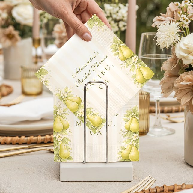 Servilleta De Papel Ducha de Novia Blush Pear Perfect Pair (Subido por el creador)