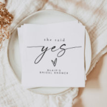 Ducha de novia BOHO minimalista de BLAIR Ella dijo