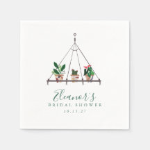 Ducha de Novia Botánica Boho Moderna Personalizada