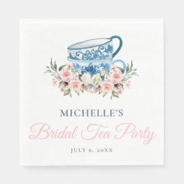 Servilleta De Papel Ducha de Novia con Té Party