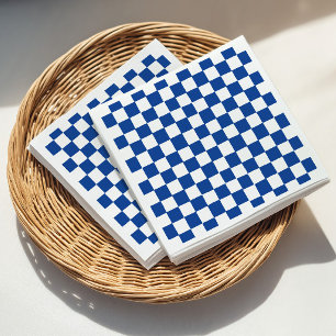 Servilleta De Papel Ducha de Novia Cuadrada Azul