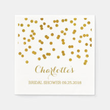 Ducha de novia de Confetti Gold