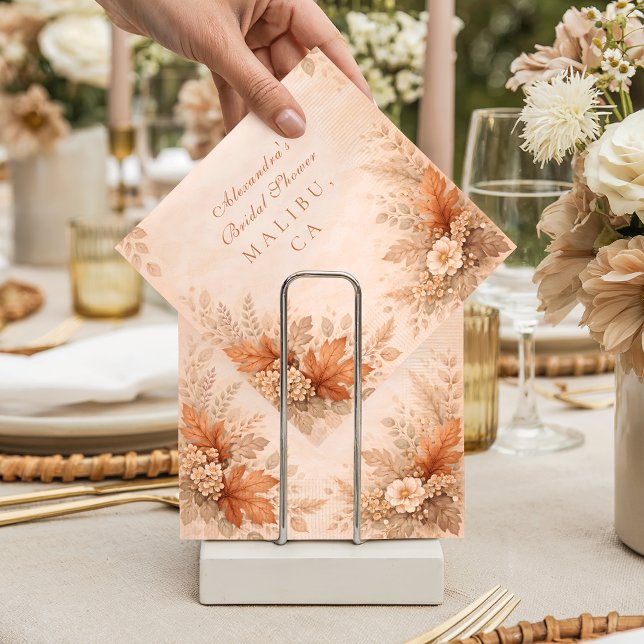 Servilleta De Papel Ducha de Novia de Flor de Otoño Suave (Subido por el creador)
