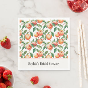 Servilleta De Papel Ducha de Novia de Frutas Melocotones