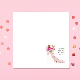 Servilleta De Papel Ducha de novia de tacones altos rosados