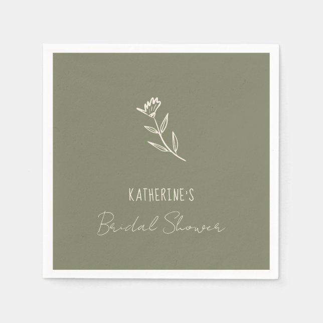 Servilleta De Papel Ducha de novia esculpida de mano con escrúpulos bu (Anverso)