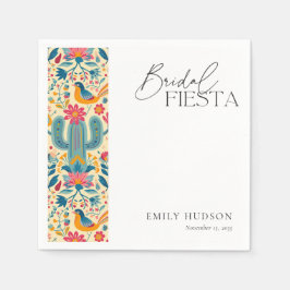 Servilleta De Papel Ducha de Novia Floral Fiesta Mexicana