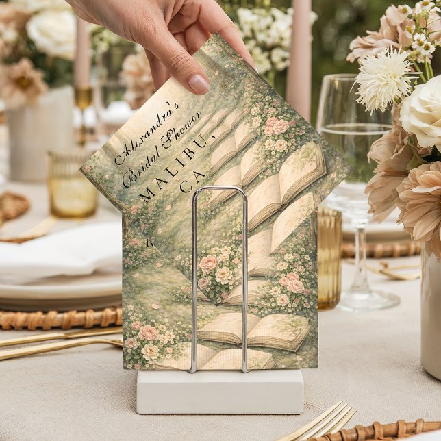 Servilleta De Papel Ducha de Novia Floral Un Nuevo Capítulo (Subido por el creador)