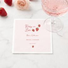 Ducha de Novia Fresa Rosa Dulce Enamorada