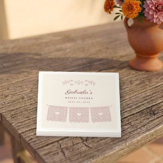 Servilleta De Papel Ducha de Novia Mexicana Rosa Polvorienta Viva la N