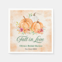 Ducha de Novia Otoño Calabaza Enamorada