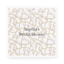 Ducha de Novia Perlas Glam Rosa Dorado