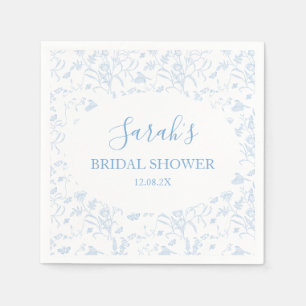 Servilleta De Papel Ducha de Novia Toile Floral