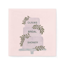 Ducha de Novia, Torta de Boda con Verdor