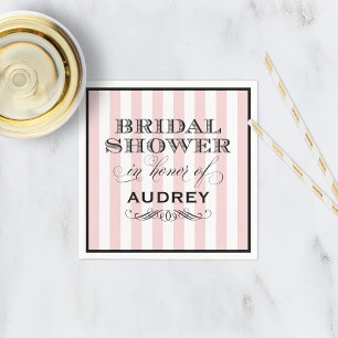 Servilleta De Papel Ducha de Novia Vintage Rosa Claro Francés