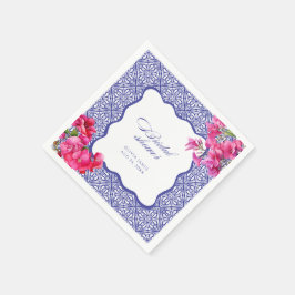 Servilleta De Papel Ducha de novias con buganvillas de Italia