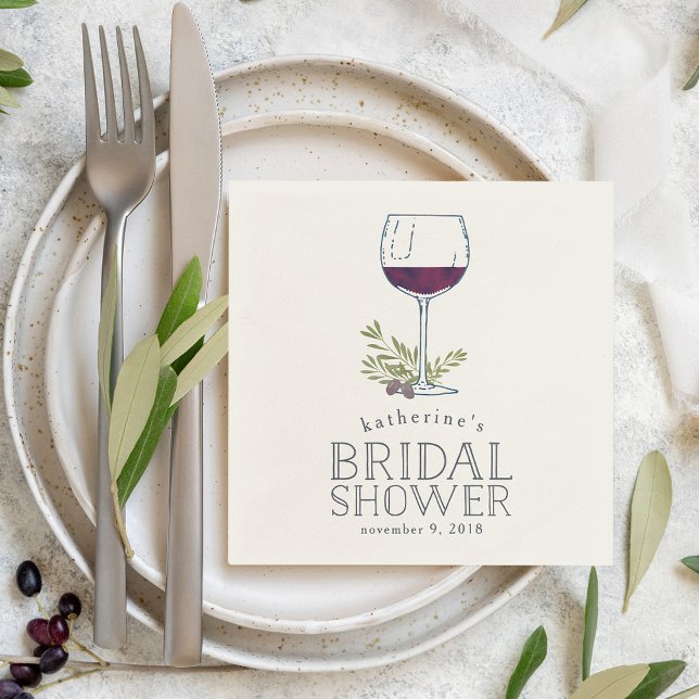 Servilleta De Papel Ducha de novias para degustación de vino (Subido por el creador)