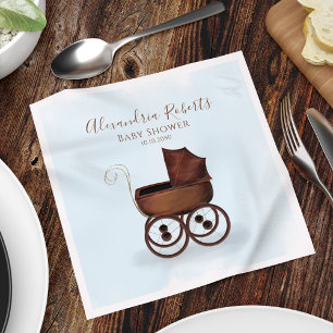 Servilleta De Papel Ducha de portaequipajes para bebé azul