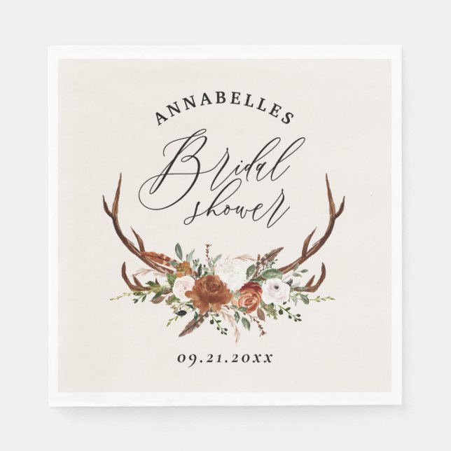 Servilleta De Papel Ducha escarpada botánica de rábano negro (Anverso)