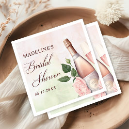 Servilleta De Papel Ducha nupcial de Brunéi y Bubbly Champagne