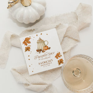 Servilleta De Papel Ducha Nupcial de Especias de Calabaza y Todo lo Bo
