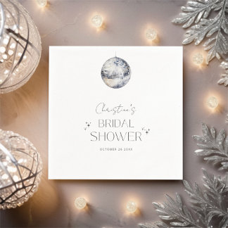 Servilleta De Papel Ducha nupcial de Fiesta retro