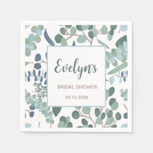 Servilleta De Papel Ducha nupcial Eucalyptus
