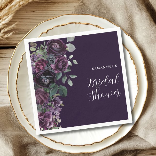 Servilleta De Papel Ducha nupcial morada morada morada oscuro (Subido por el creador)