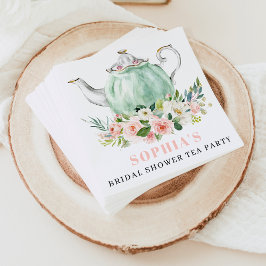 Servilleta De Papel Ducha nupcial Tea Fiesta Napkins