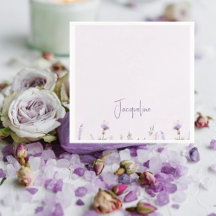 Ducha personalizada con flores de lavanda