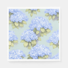Servilleta De Papel Duck Egg Blue Hydrangea Standard Luncheon Napkins