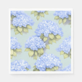 Servilleta De Papel Duck Egg Blue Hydrangea Standard Luncheon Napkins